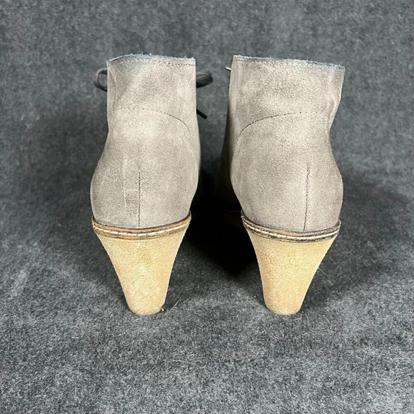 J.CREW MacAlister Wedge Boots Booties grey suede - Picture 5 of 8